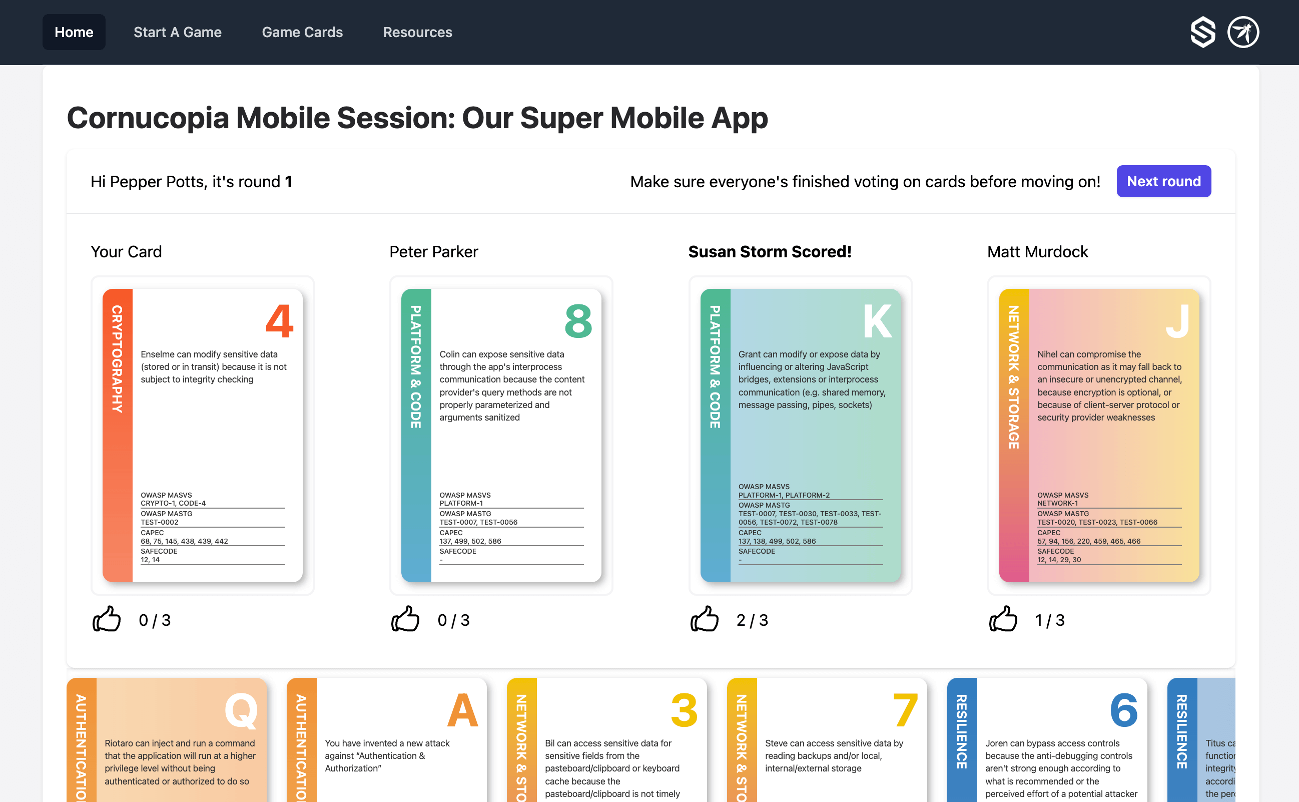 App screenshot